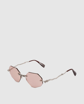 Kuboraum Сріблясті складні сонцезахисні окуляри H44 KRSH44SP0000004P