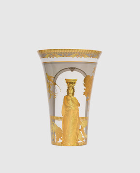 Baci Milano Зелена порцелянова ваза Minerva VASMIN01