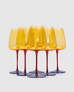 Vema Набір жовтих келихів Joy 6 шт JOY55CL