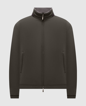 Doriani Cashmere Зелена куртка A428COLMST326T