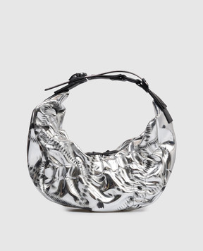 Innerraum Срібляста сумка-хобо HM2 з драпіруванням HM2DSBKCRSH
