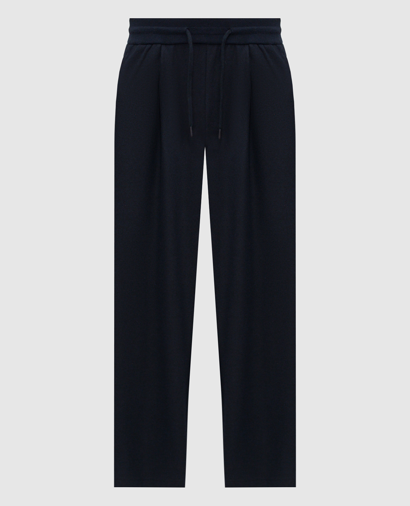 Синие брюки с шерстью