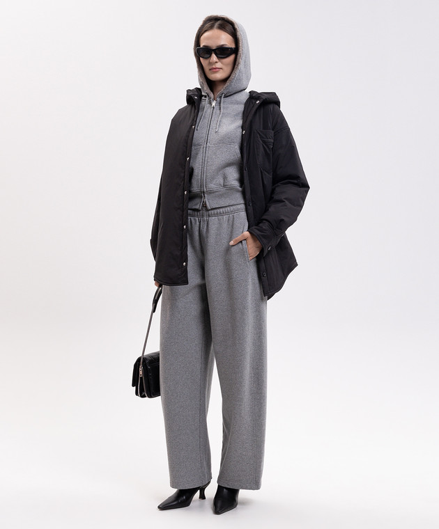 Alexander Wang Черная куртка в стиле рубашки UWC4263334 изображение 2