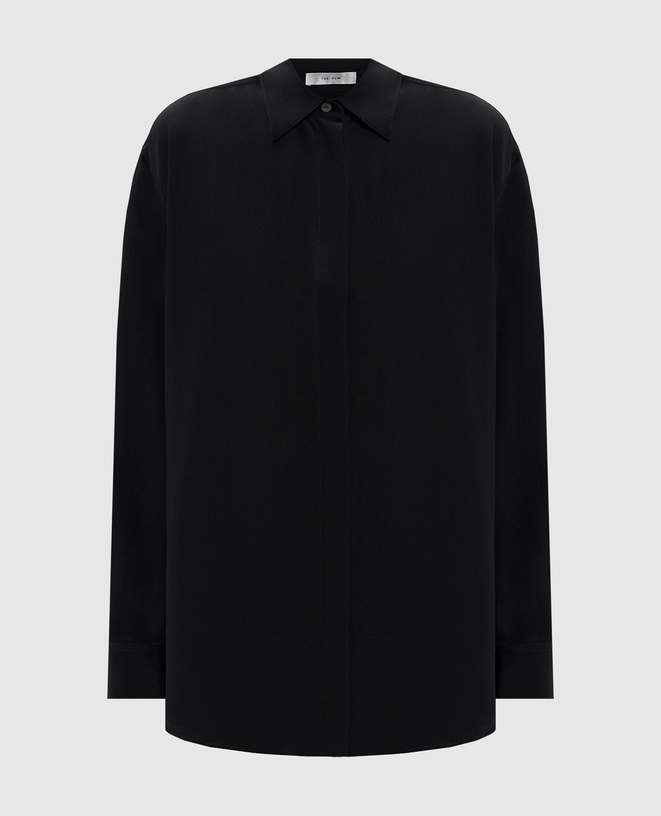 

Черная блуза Esetan из шелка, Черный, Блузы