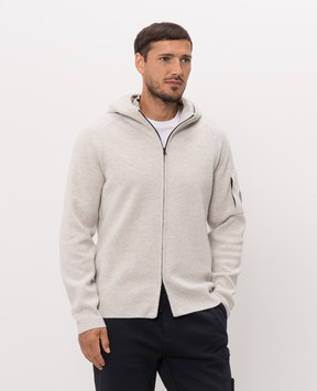 C.P. Company Серая спортивная куртка с шерстью MKN097A110149A