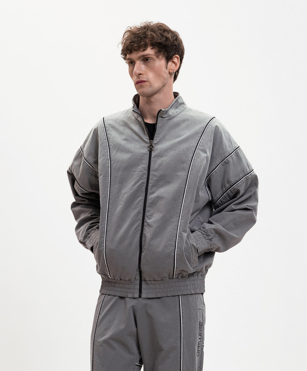 Off-White Серая спортивная куртка 44MBD05MS26F002 изображение 3