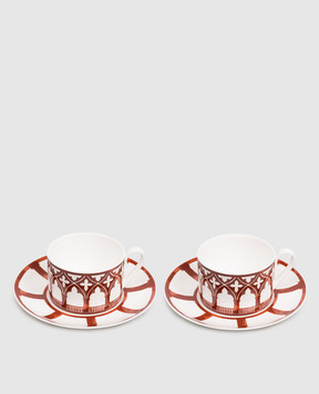 Geminiano Cozzi 1765 Порцеляновий чайний набір Venezia 4 шт в подарунковій коробці JQCGP129074n