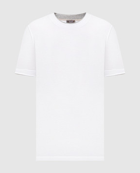 Peserico Белая футболка с эффектом наложения слоев R55044J0Q602358