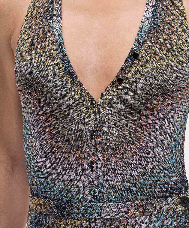 Missoni Купальник у візерунок з люрексом та паєтками MS26SP13BC0065 зображення 5