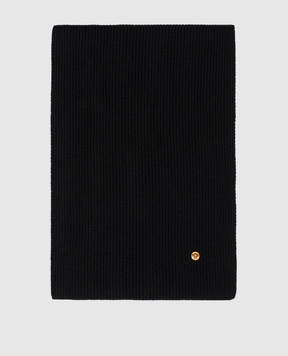 Versace Черный шарф из шерсти Medusa 10259311A18666