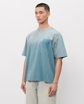 Misbhv Бірюзова футболка Hand Writing 260U131