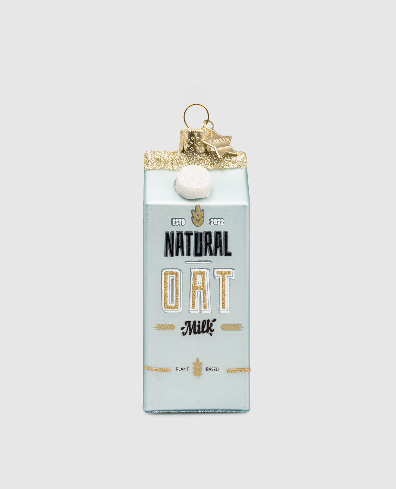 

Голубая ёлочная игрушка Oat Milk, Голубой, Елочные украшения