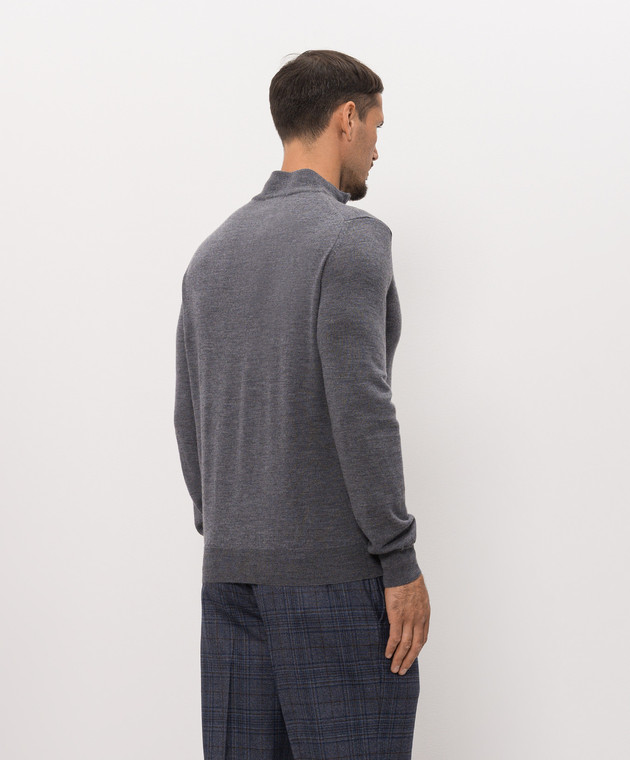 Cashmere&Whiskey Сірий кардиган 97396 зображення 4