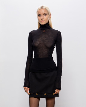 Versace Чорний гольф з вовни 10265941A19235