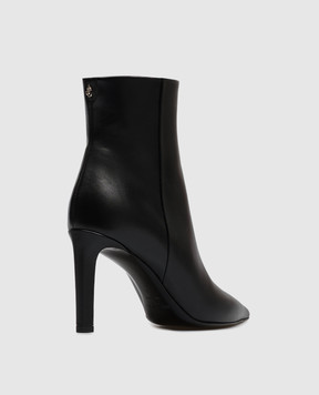 Jimmy Choo Чорні шкіряні ботильйони Frankie FRANKIEAB85CLF