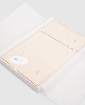 Blumarine Home Набір постільної білизни Profilo Blu бежевого кольору 250x200 W0000250013