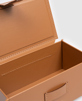 Treesseci Коричневий шкіряний органайзер для дрібниць MERIDIEN MER49AIN