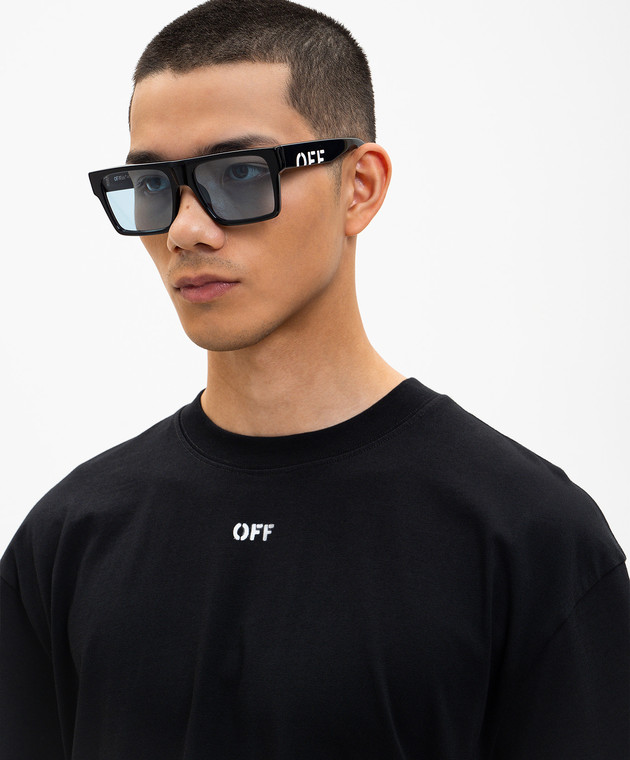 Off-White Черные солнцезащитные очки Casper OW1034104056 изображение 2