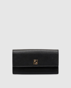 Fendi Черный кожаный клатч 8M0587B08E