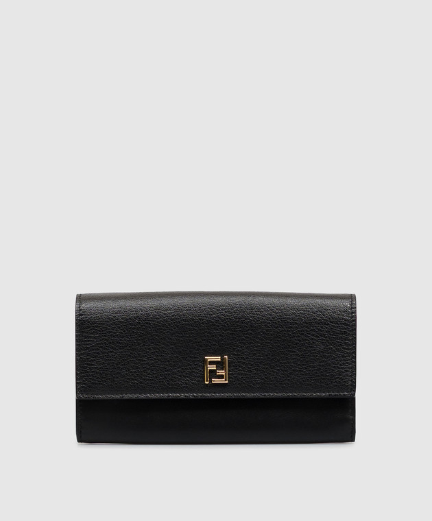 Fendi Черный кожаный клатч 8M0587B08E