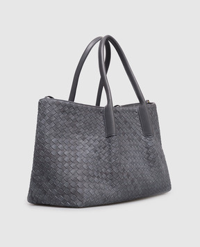 Bottega Veneta Сіра замшева сумка-тоут Pinacoteca 817166V6LE1