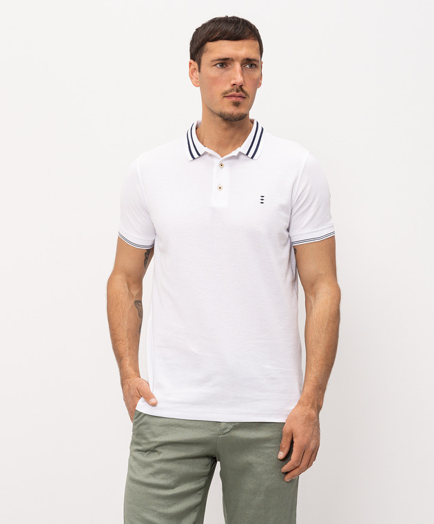 Florentino Біле поло 126770610650 зображення 3