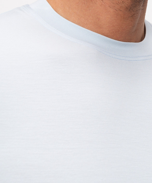 Zimmerli Голубая футболка Pureness 7001341514 изображение 5