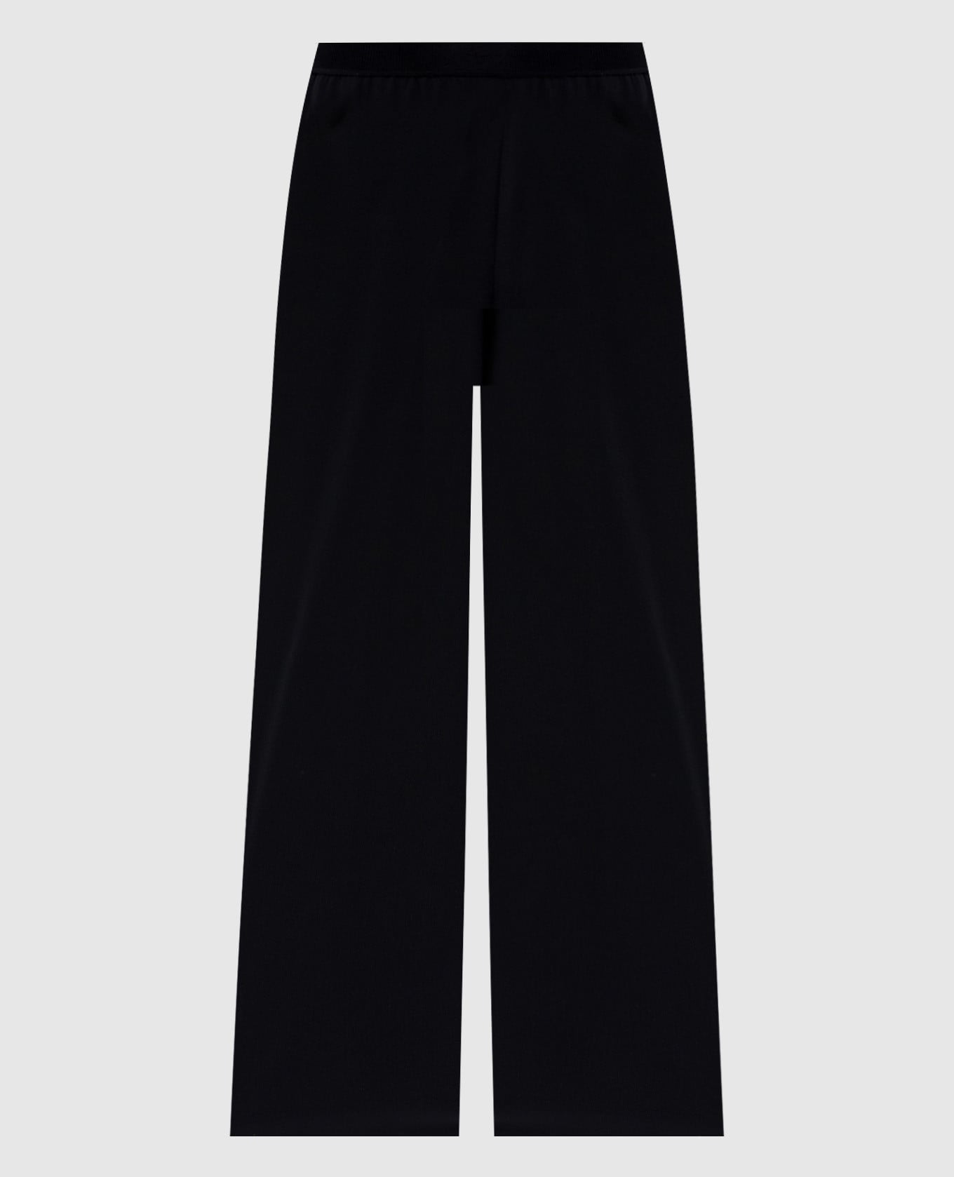 Чорні штани Hulin із шовку