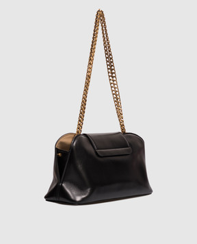 Versace Черная кожаная сумка Vivian 10254731A17449