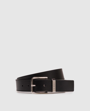 Givenchy Чорний шкіряний ремінь з гравіюванням логотипа BK4067K1UY