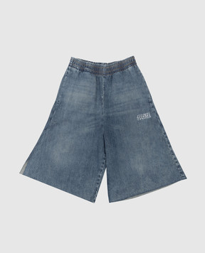Maison Margiela MM6 Дитячі сині джинсові шорти M60961MM07A