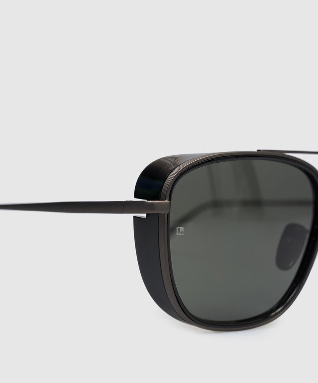 Linda Farrow Сірі сонцезахисні окуляри Jarvis LFL1441C2SUN зображення 4