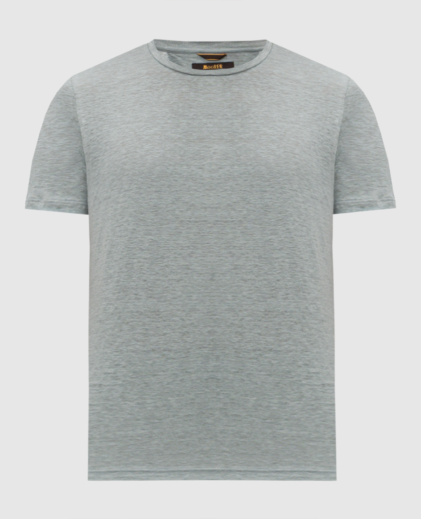 Зеленая футболка MIKE из льна