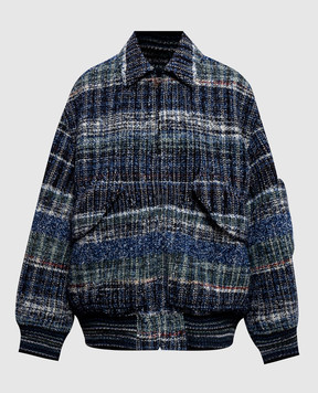 Missoni Синяя куртка с шерстью DS26WC06BC006I