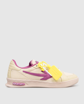 Off-White Бежевые комбинированные кроссовки End Of Play OWIA28NS26FAB001