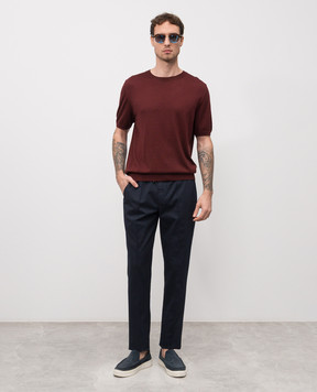 ISAIA Синие брюки PNCT16XP871