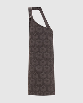 Le Jacquard Fraincais Сірий фартух Braise з бавовни 31696