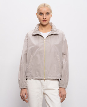 Herno Бежева вітровка з нашивкою логотипа GI000280D12483Z
