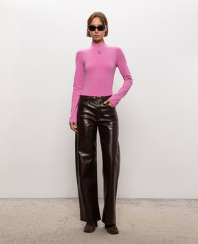 Versace Розовое боди с открытой спиной 10269401A18639