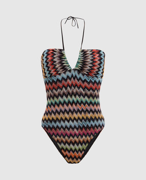 Missoni Купальник в брендовий візерунок з люрексом MS26SP0HBR014J