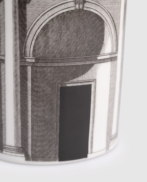 Fornasetti Ароматична свічка - Architettura Décor - Immaginazione в порцеляновому свічнику FPSM419XIM