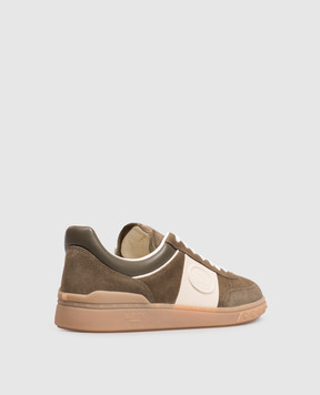 Valentino Кроссовки цвета хаки Upvillage 9Y2S0H77LAL