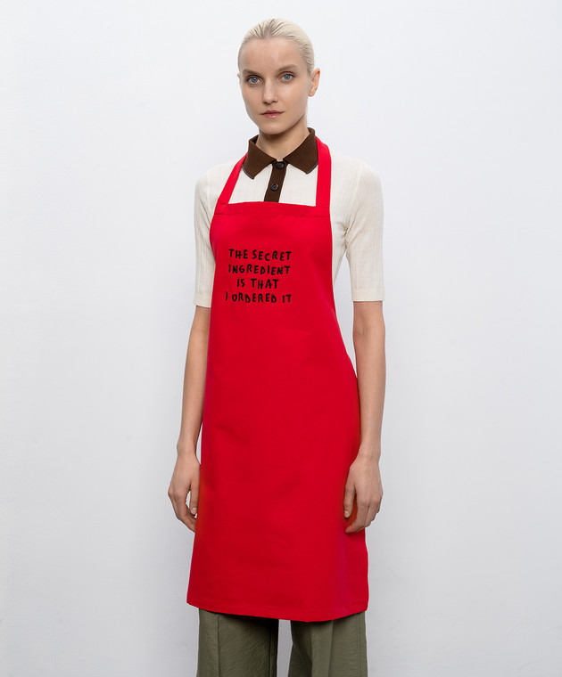 Max & Co Красный передник с вышивкой MCLPATRONI изображение 2