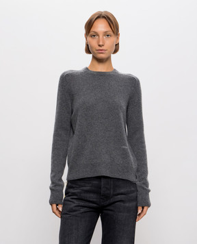 Fendi Серый свитер из кашемира FZXF54B1IB