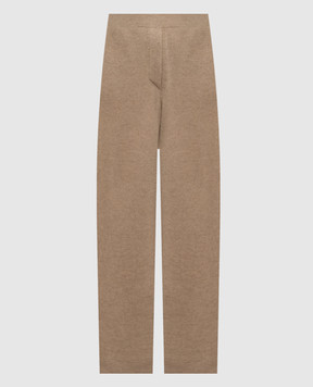 Brunello Cucinelli Бежеві штани з кашеміру M12250099P