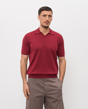 Brunello Cucinelli Футболка с воротником-поло M29800145