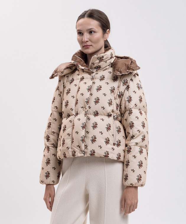 Moncler Бежевая пуховая куртка-трансформер Torcol L20931A00096599QN изображение 3