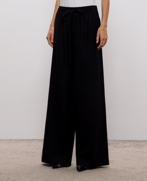 Ermanno Scervino Черные брюки из шерсти D492P362XQQ