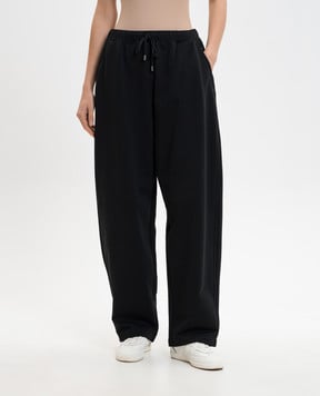 Max Mara Sportmax Чорні спортивні штани SPDNESPOLA SPDNESPOLA