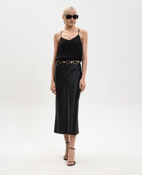 Twinset Чорна спідниця міді 261AP2252